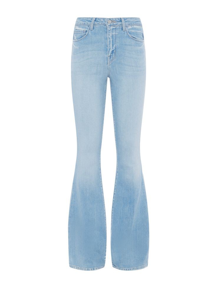 Ice Blue Bell Bottom Jeans