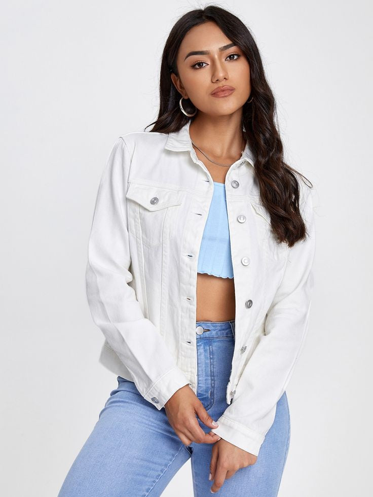 White Denim Jacket