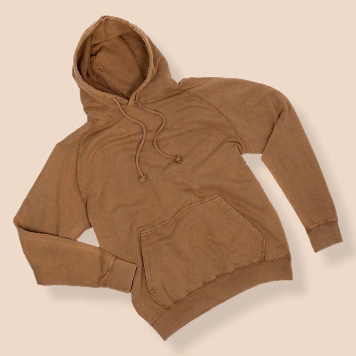 Plain Light Brown Hoodie