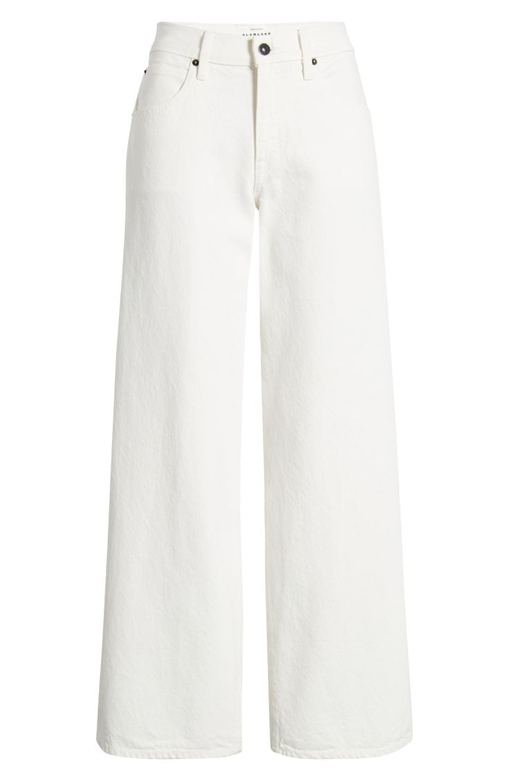 White Wide Leg Jeans