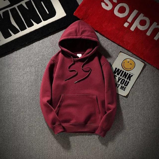 Plain Maroon Hoodie