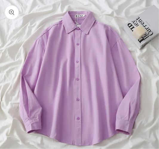 Lilac Button Down Shirt