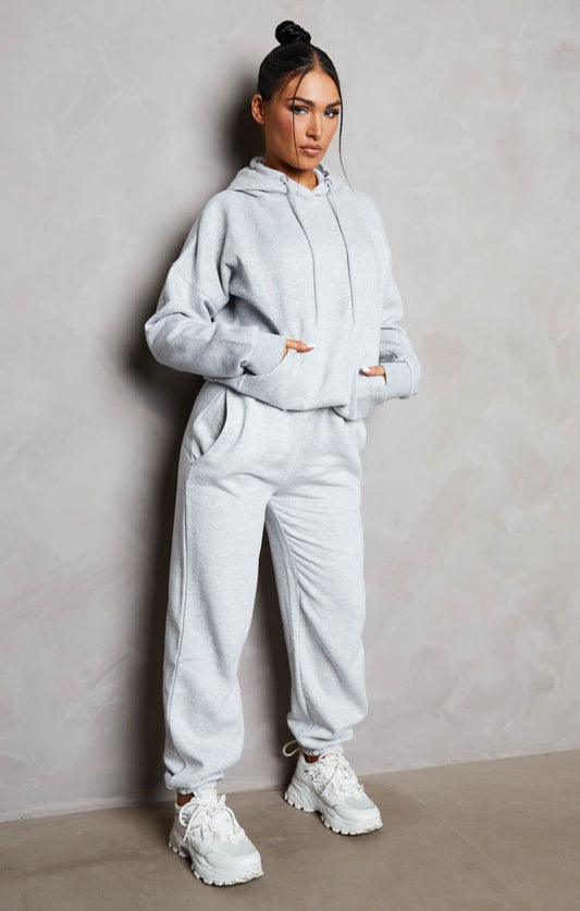 Grey Hoodie Tracksuit