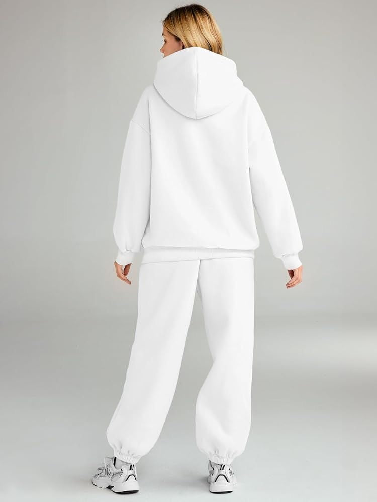 White Hoodie Tracksuit