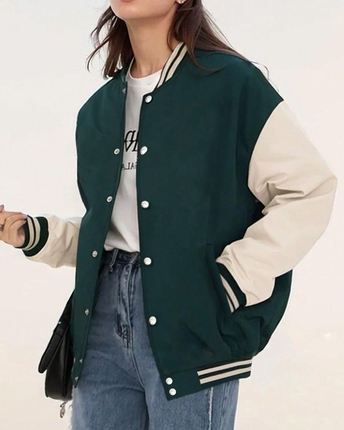 Green Baseball Varsity Jacket