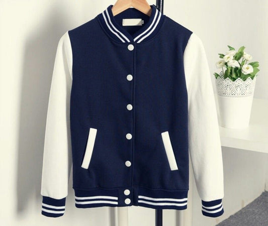 Blue Baseball Varsity Jacket