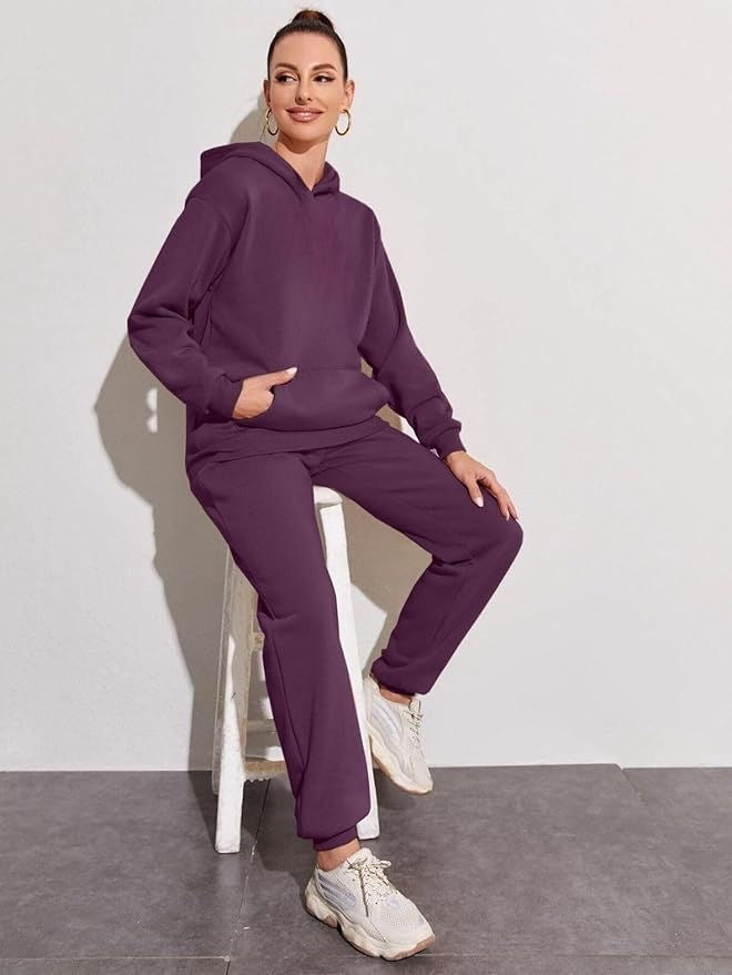 Purple Hoodie Tracksuit