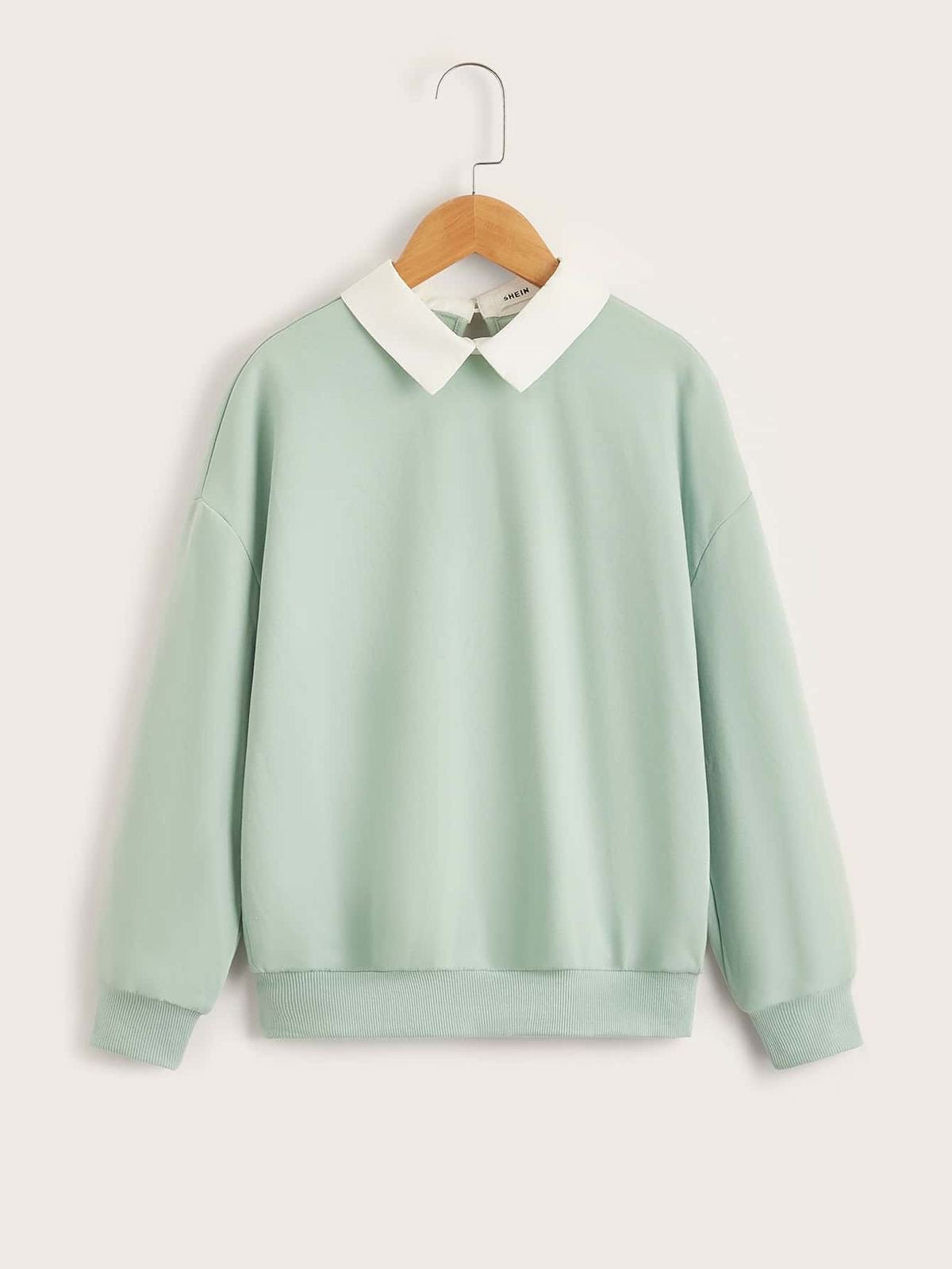 Basic Collar Sweatshirt