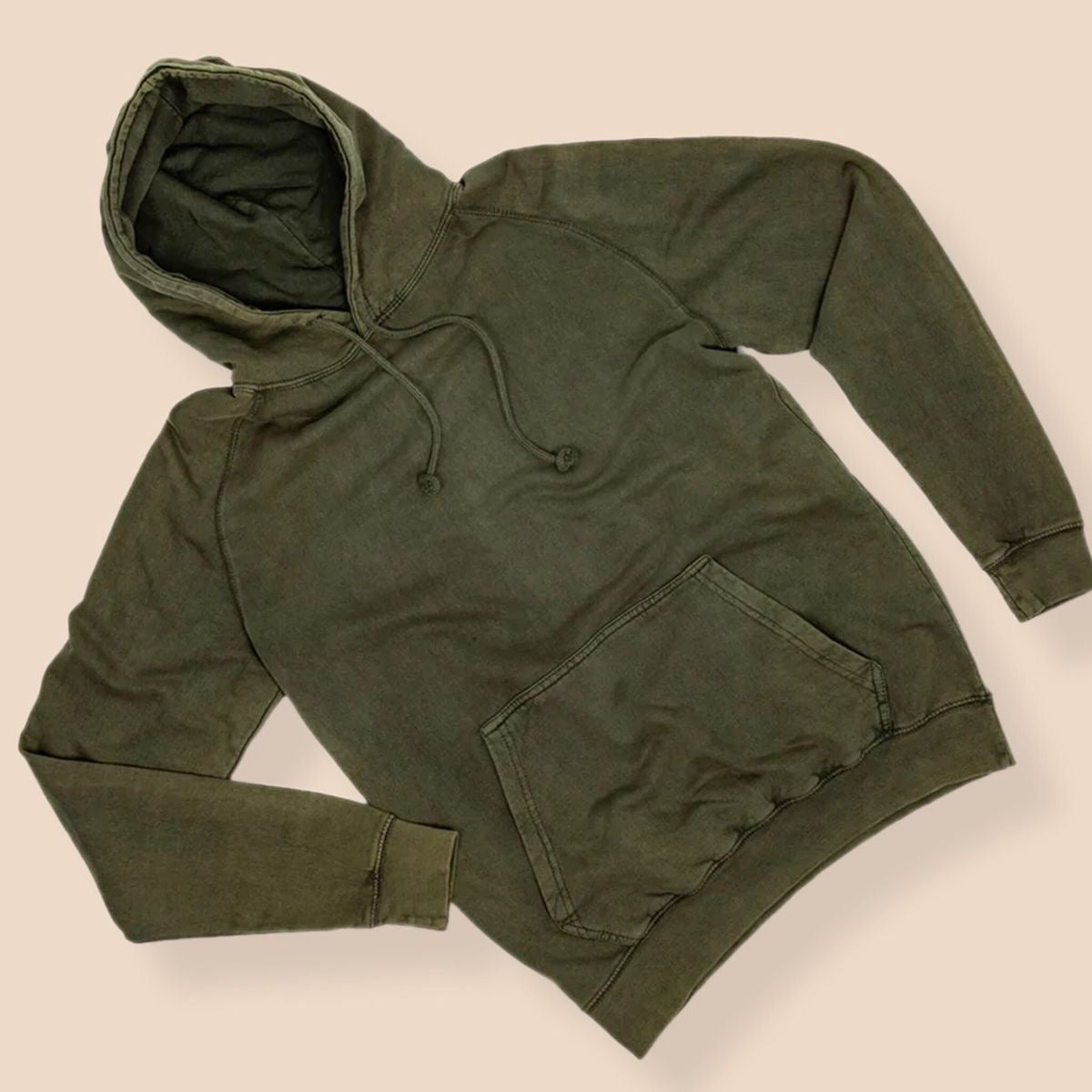 Plain Olive Green Hoodie