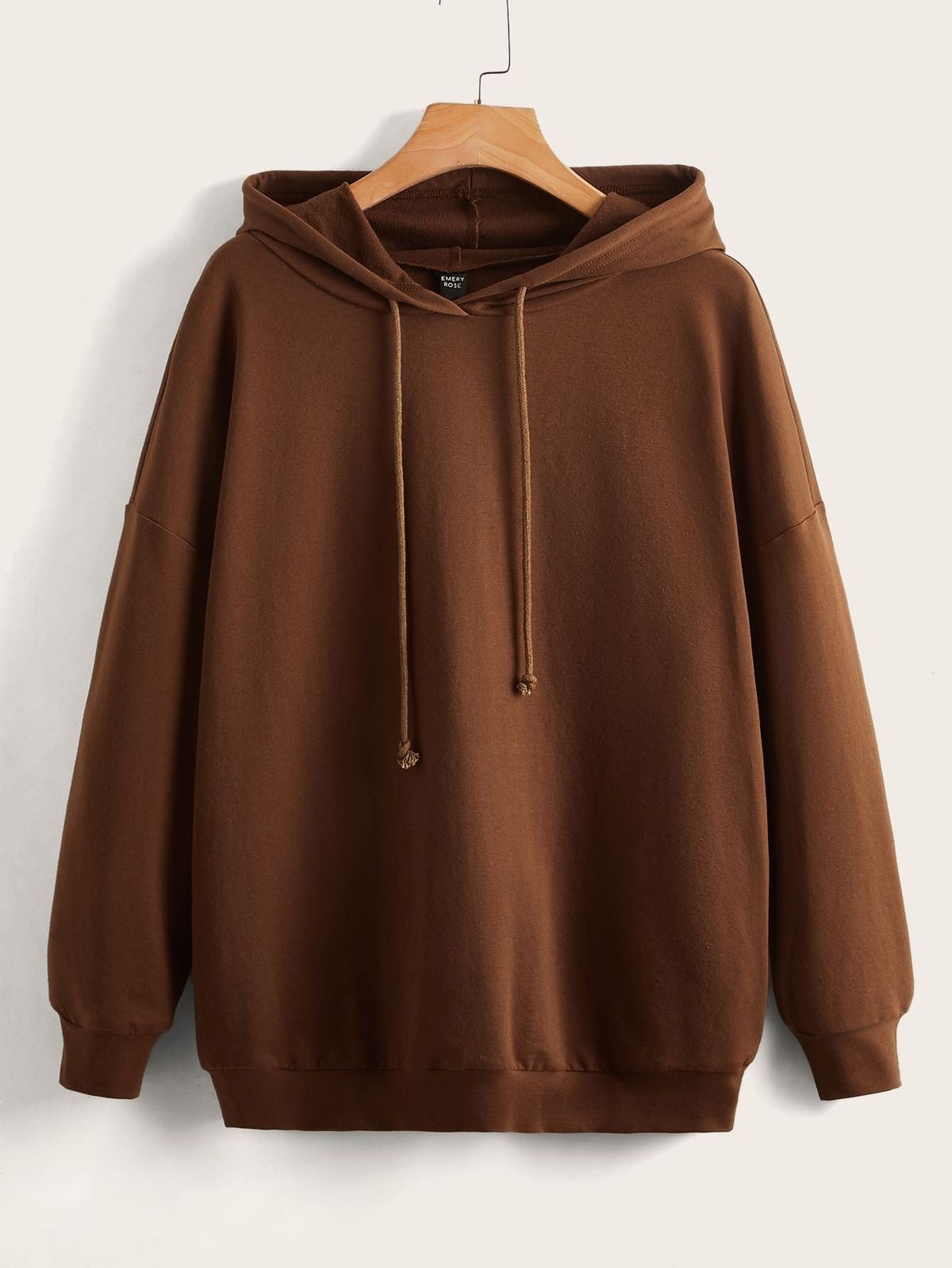 Plain Chocolate Brown Hoodie