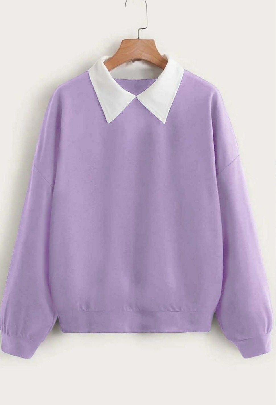 Basic Collar Sweatshirt