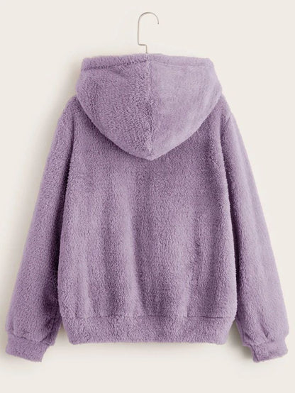 Lilac Teddy Hoodie