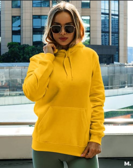 Plain Yellow Hoodie