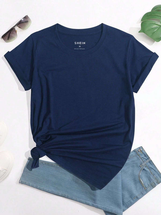 Plain Navy Blue Shirt