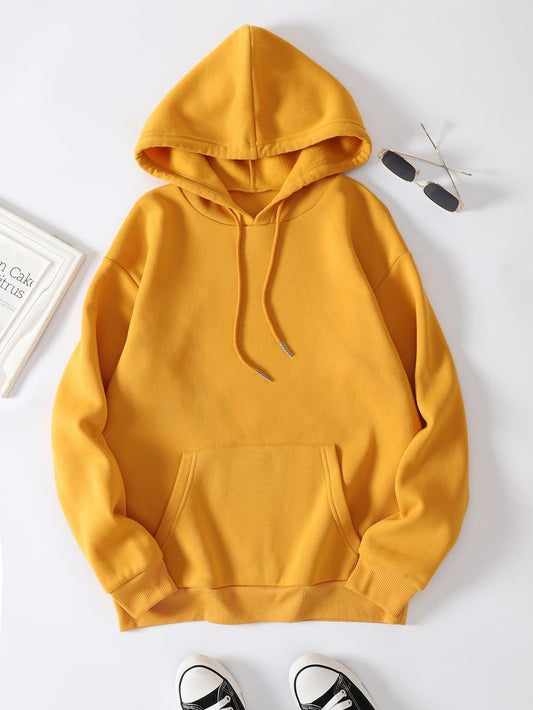 Plain Mustard Hoodie