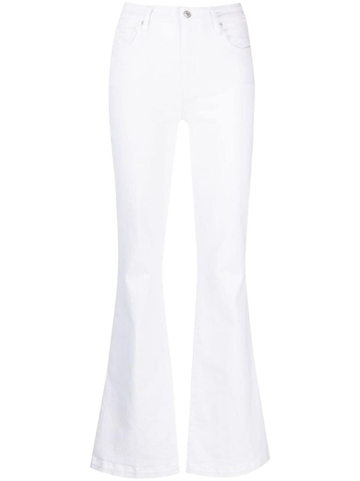 White Bell Bottom Jeans