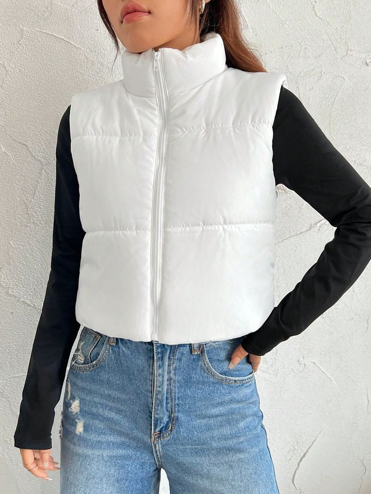 White Puffer Jacket