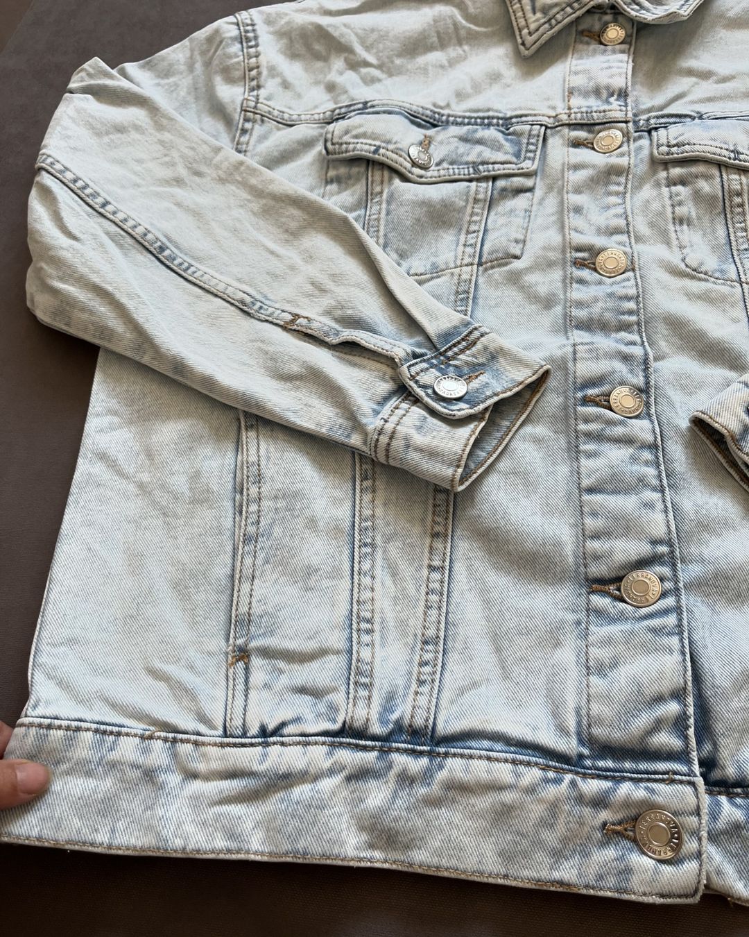 Ice Blue Denim Jacket